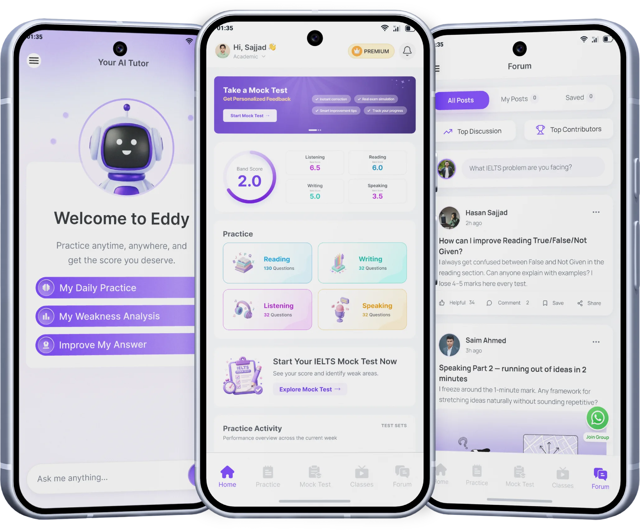 IELTS Edulytics mobile learning experience on smartphones