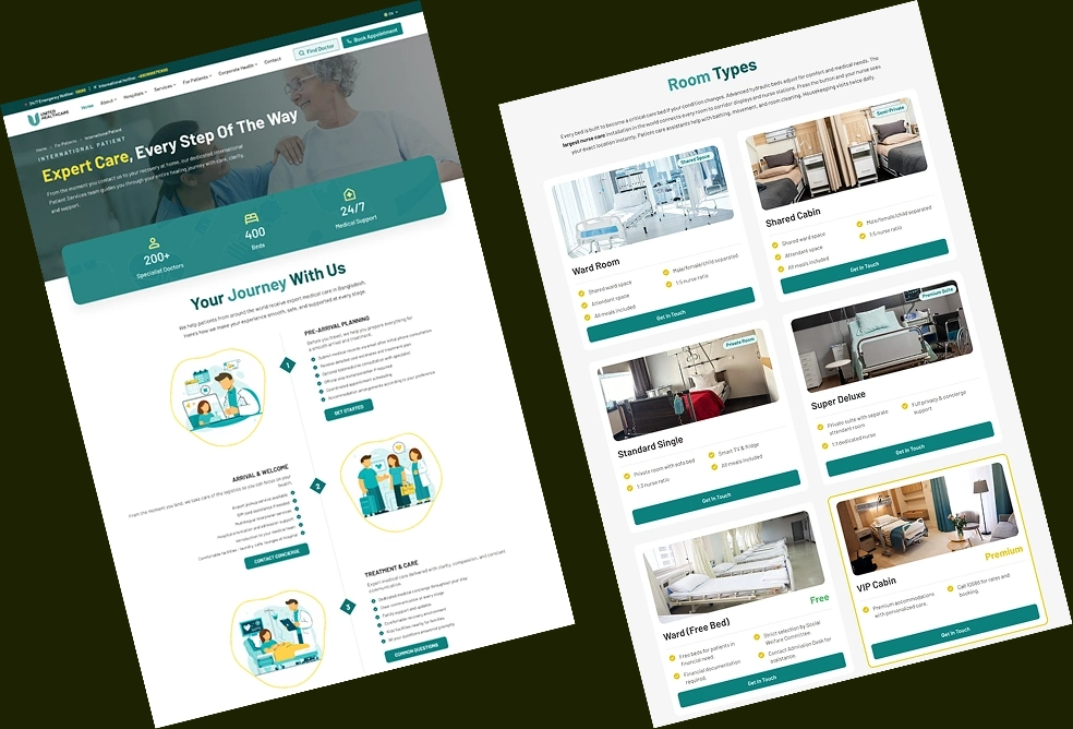 Healthcare e-commerce product listings