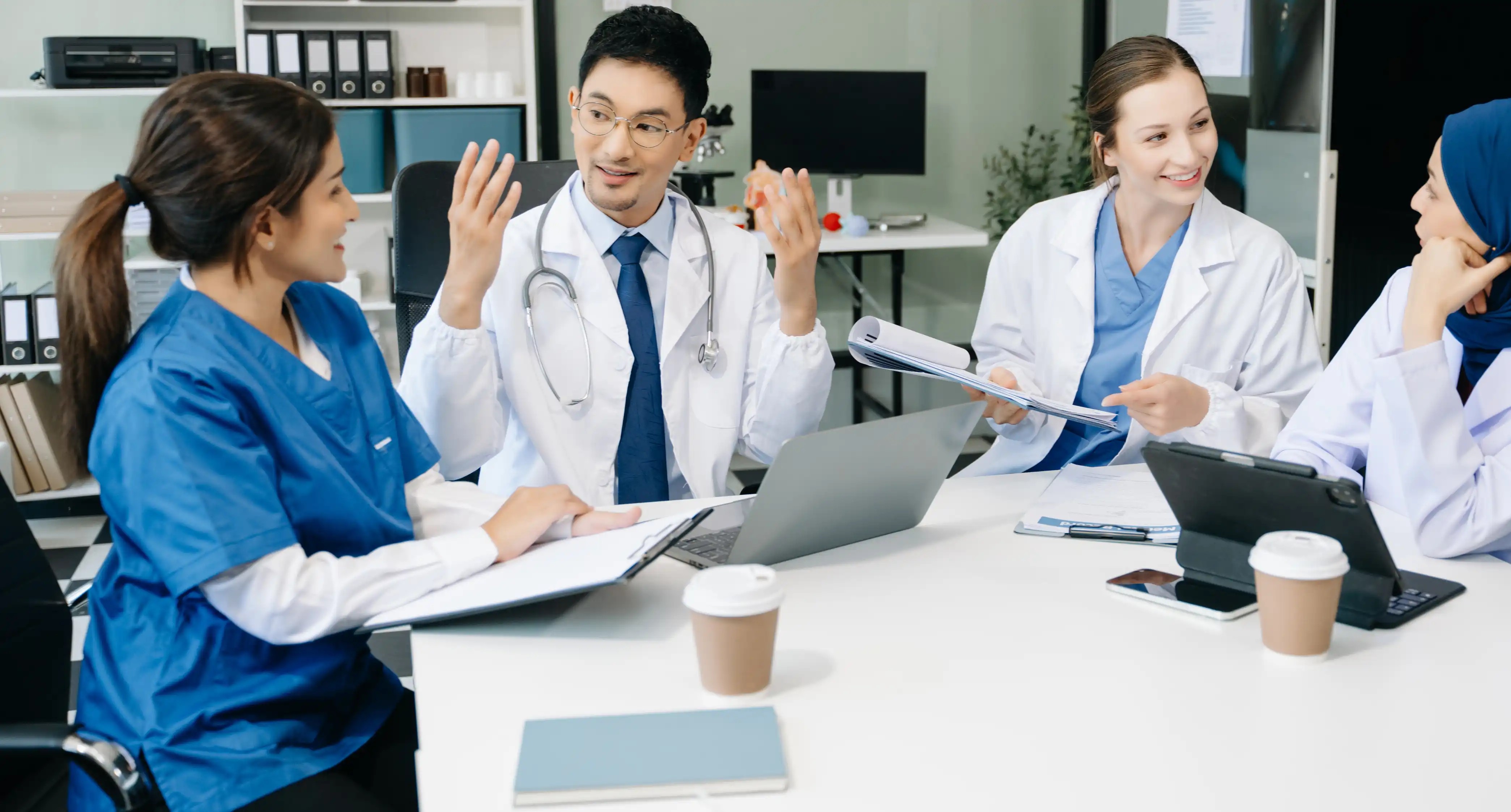 Doctor directory search and profile screens
