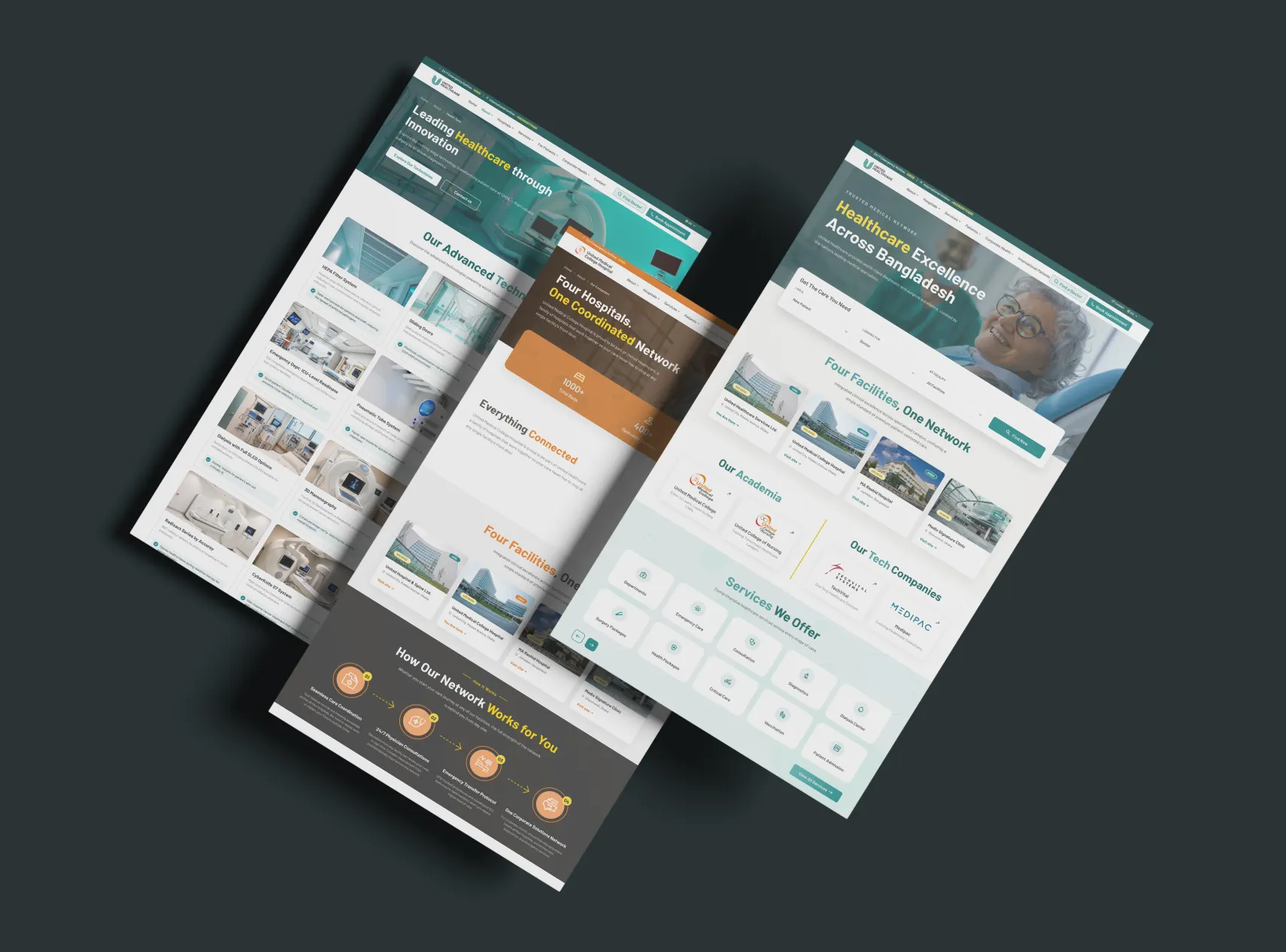 UHSL and UMCH website interface